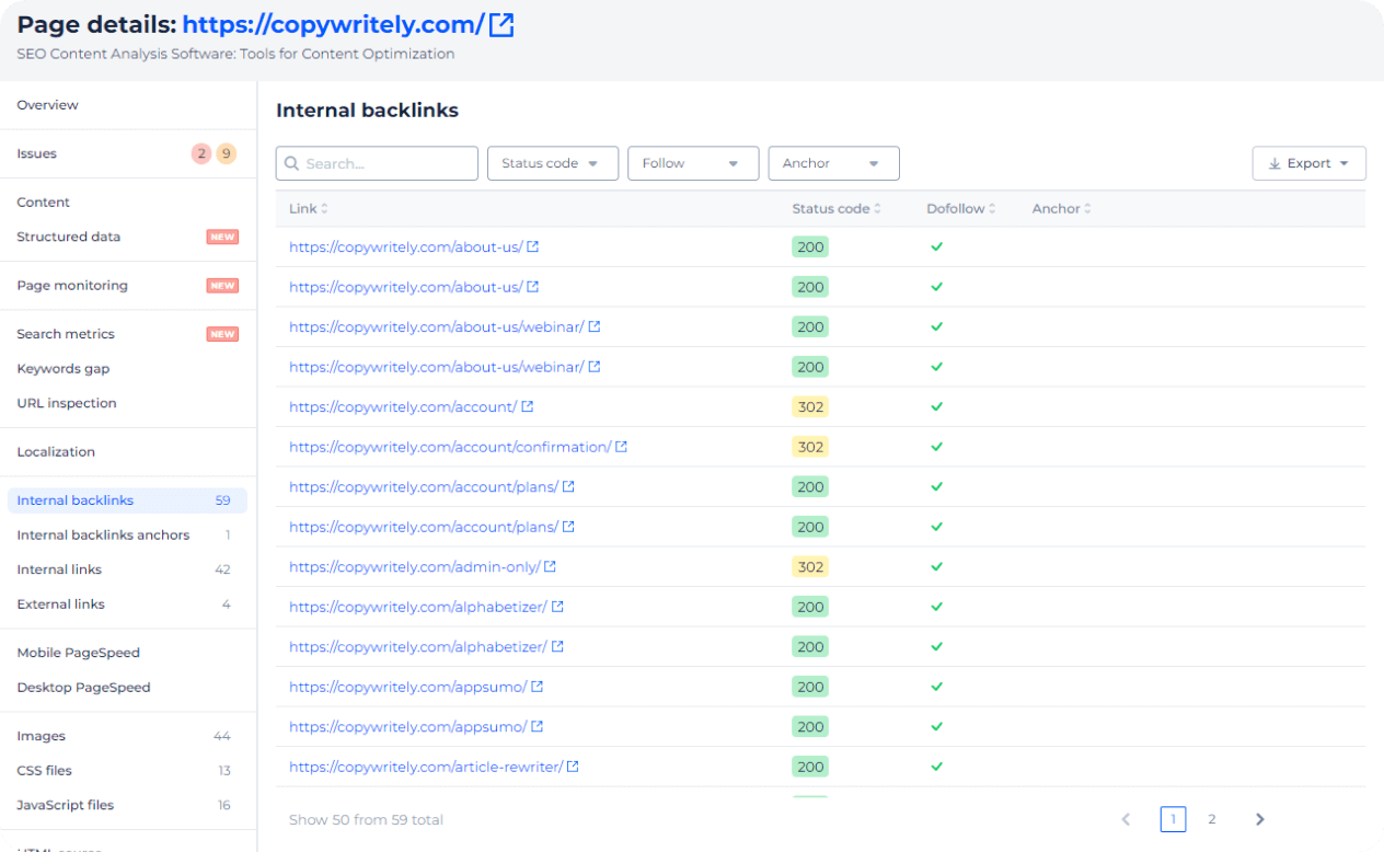 PageSpeed issues