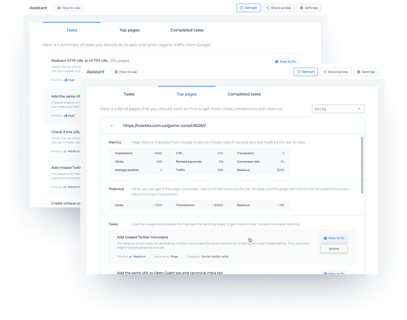 Stap-voor-stap handleiding voor het oplossen van problemen met een website en het verbeteren van de SEO score