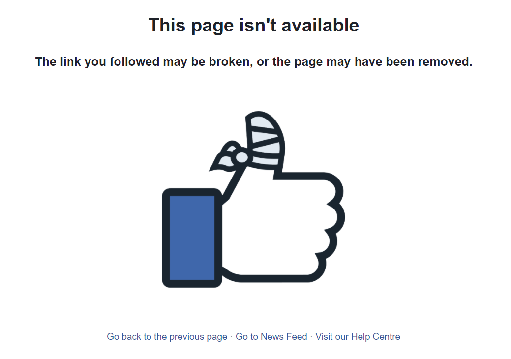 404 Facebook