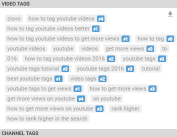 <strong>Palavras chaves para o YouTube</strong>