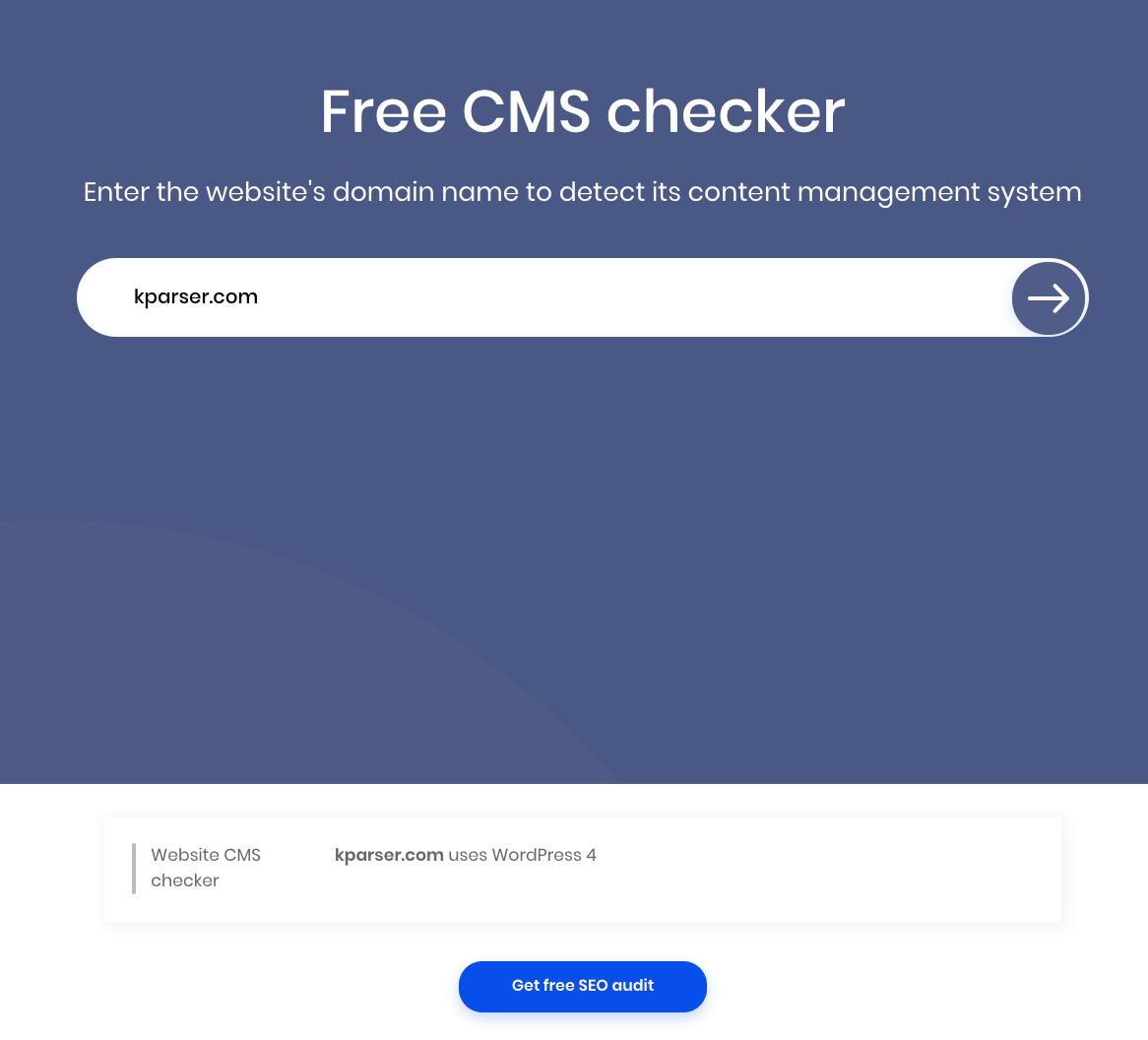cms überprüfen