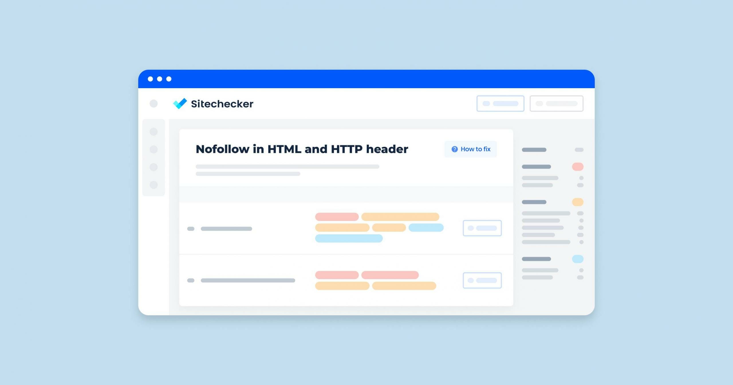 How to fix URLs with nofollow in HTML and HTTP header