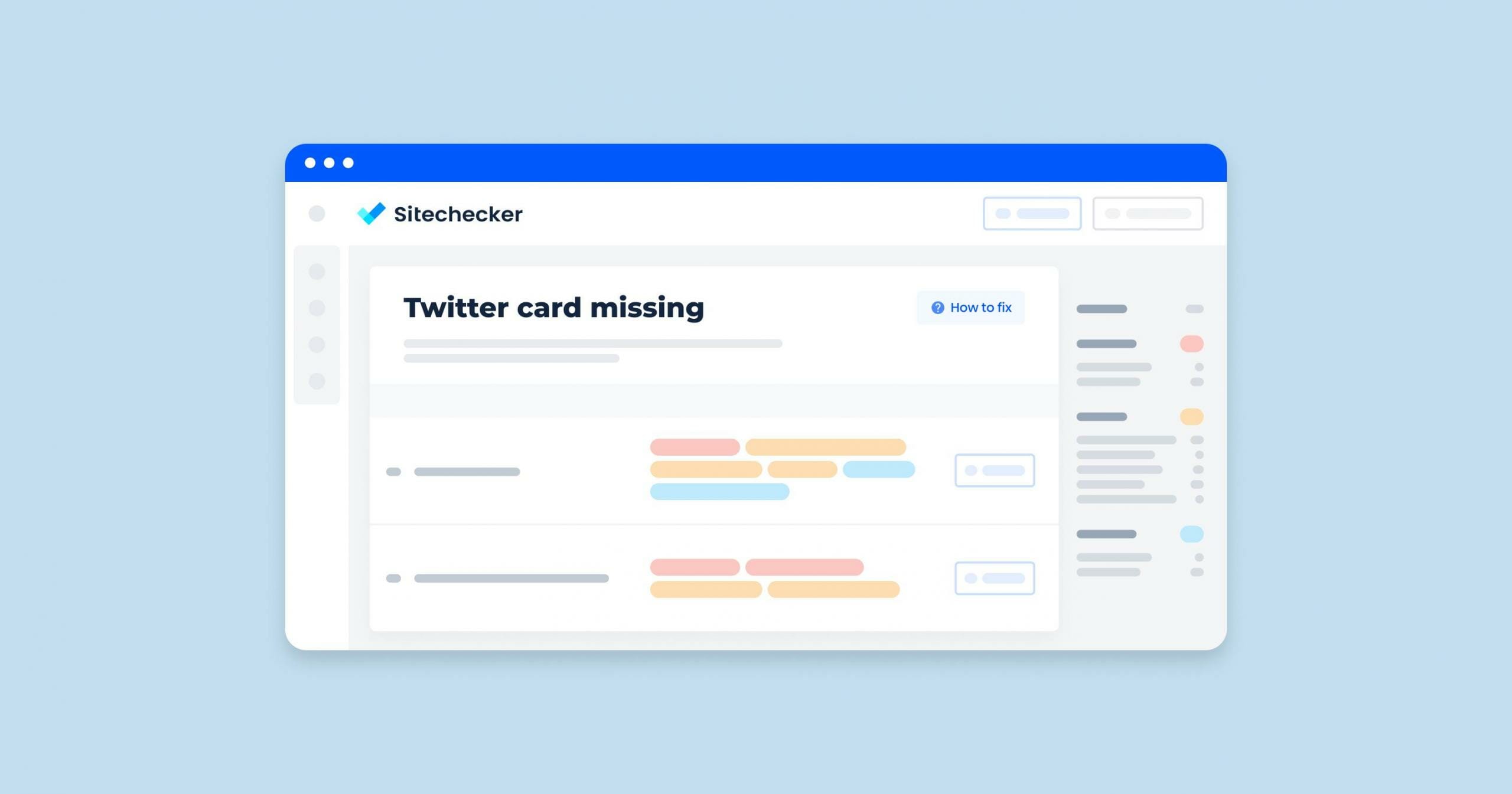 How to fix URLs where Twitter card is missing