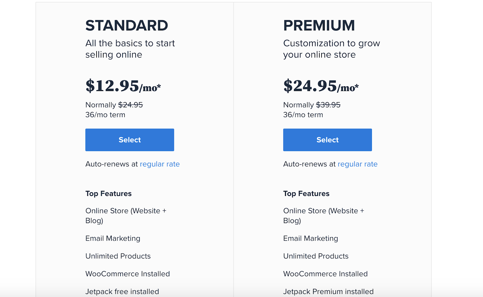Bluehost WooCommerce