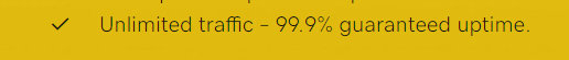 Godaddy uptime guarantees