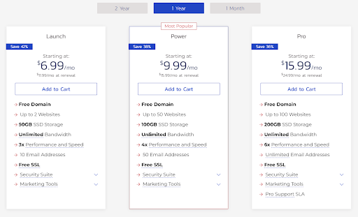 InMotion Hosting Shared hosting