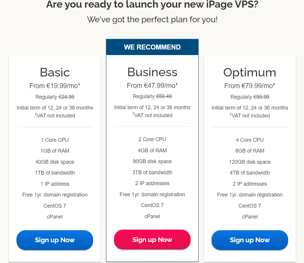 Ipage VPS hosting