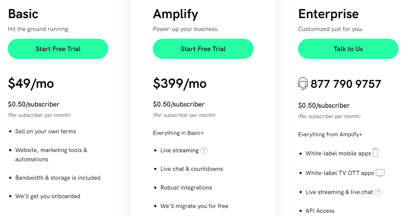 Uscreen Types and Pricing 2