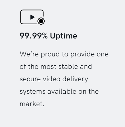 Uscreen uptime guarantees