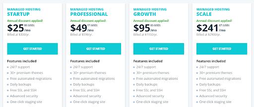 WPengine Managed WordPress hosting