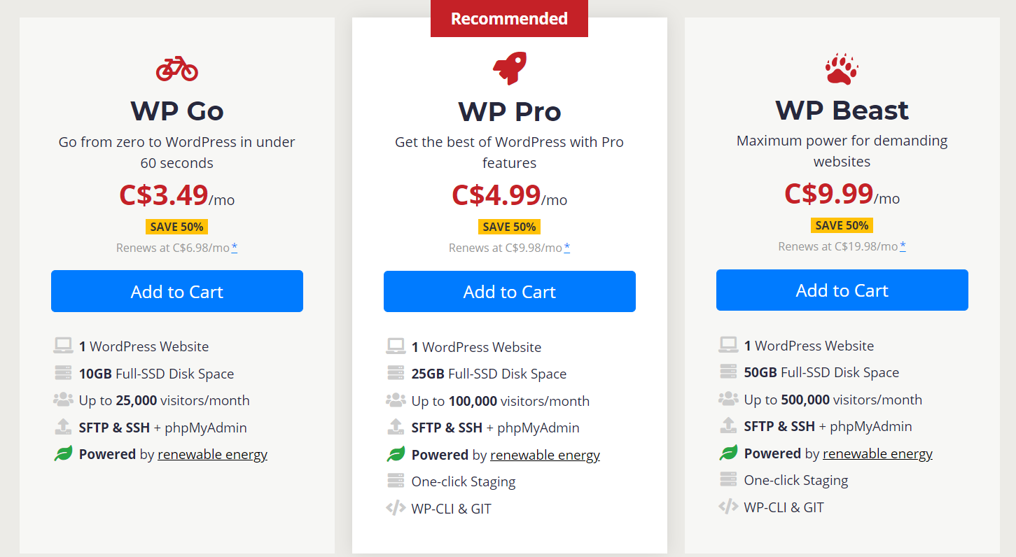 Whc WordPress hosting