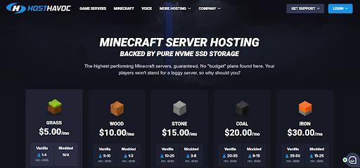 Host Havoc – Powerful Minecraft Company