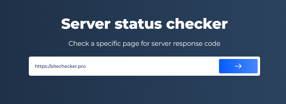 Server status checker authenticatie