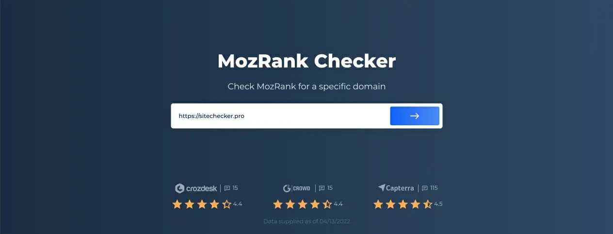 Moz Rank Checker - Test Moz Rank for Any Website for Free ᐈ