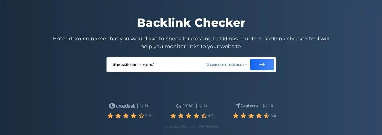 Scansione del crawler dei backlink: utilizza lo strumento di verifica dei backlink per strategie di creazione di link efficaci
