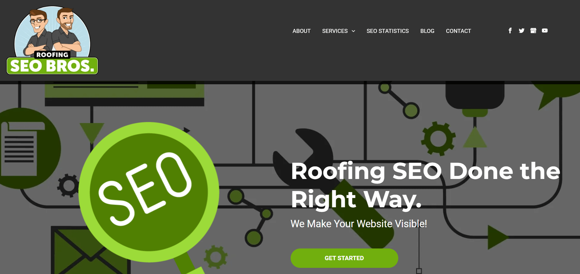 Roofing SEO Bros digital marketing