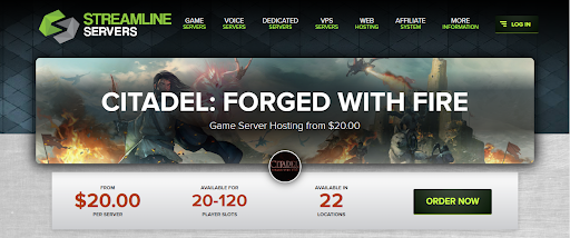 Streamline Servers Citadel: Forged with Fire server