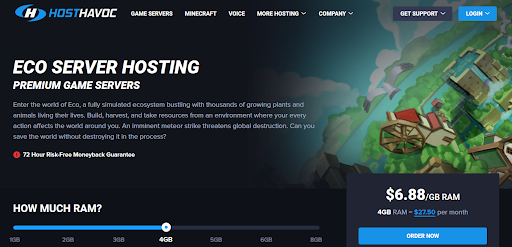 Eco rented server by Host Havoc
