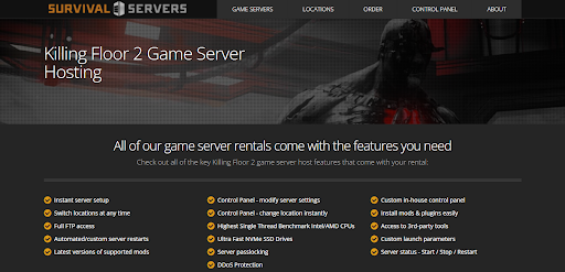 KF 2 dedicated server features by Survival Servers