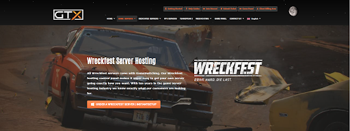 Wreckfest server hosting via GTX Gaming