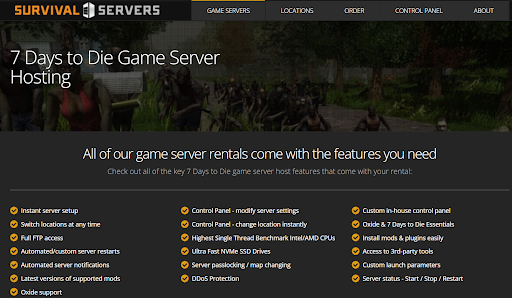 SurvivalServers hosting provider for Squad