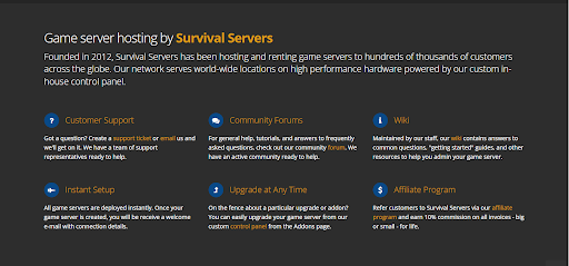 Features of a Supraball server by Survival Servers