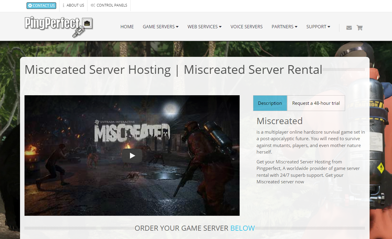 miscreated server hosting