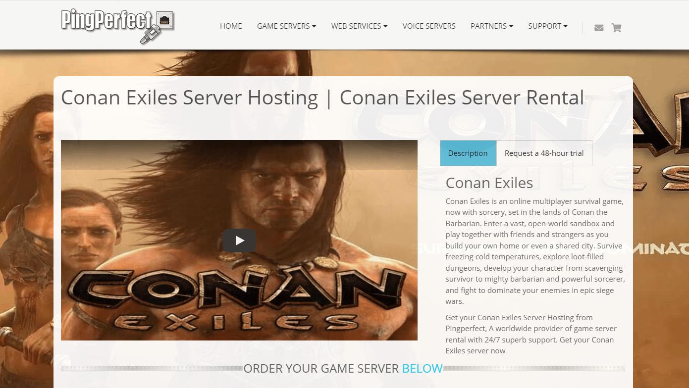 Conan Exiles PingPerfect