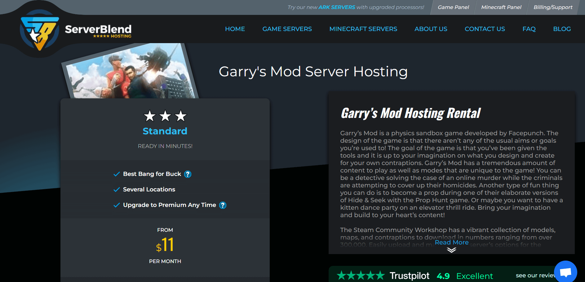 Free Gmod (Garry's mod) Server Hosting - AxentHost