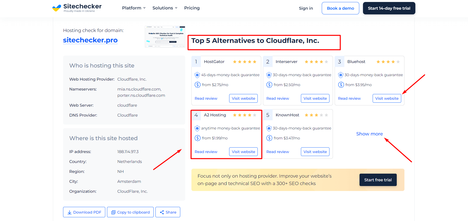 Hosting Checker: Who Is Hosting a Website & Where Is It Hosted ᐈ