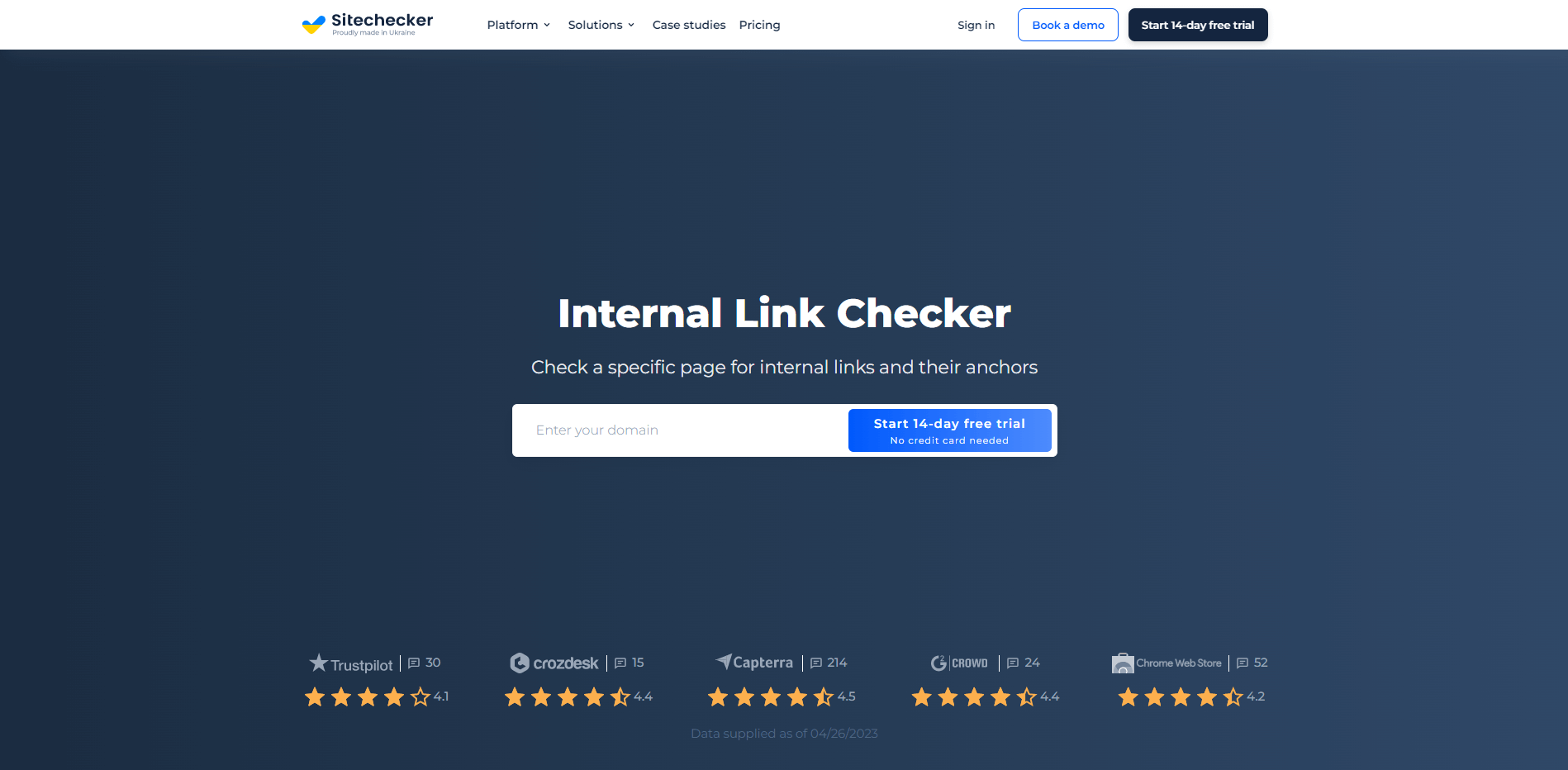 Internal Link Checker Sitechecker