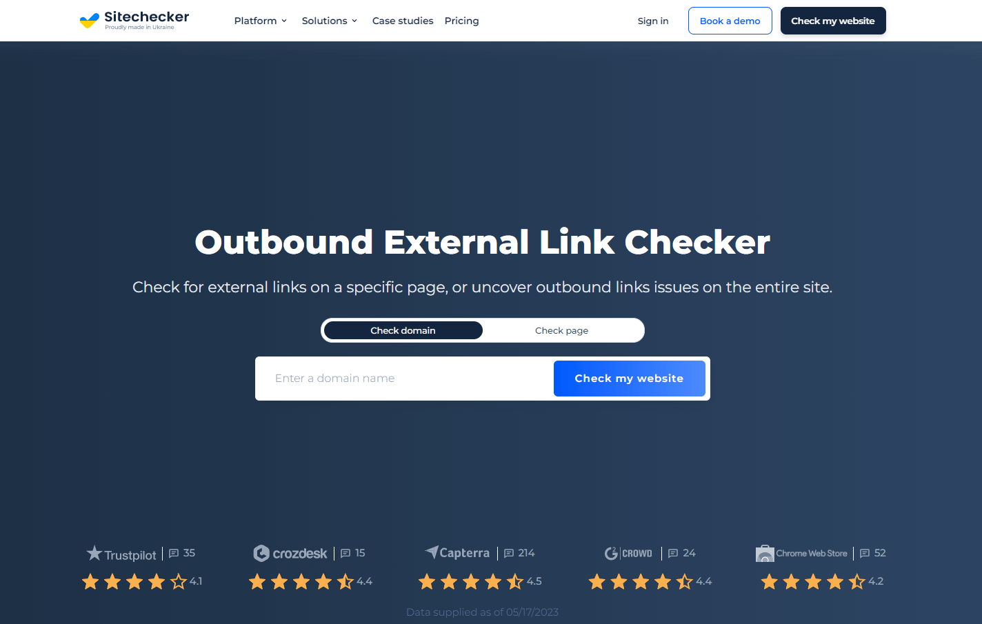 Outbound External Link Checker