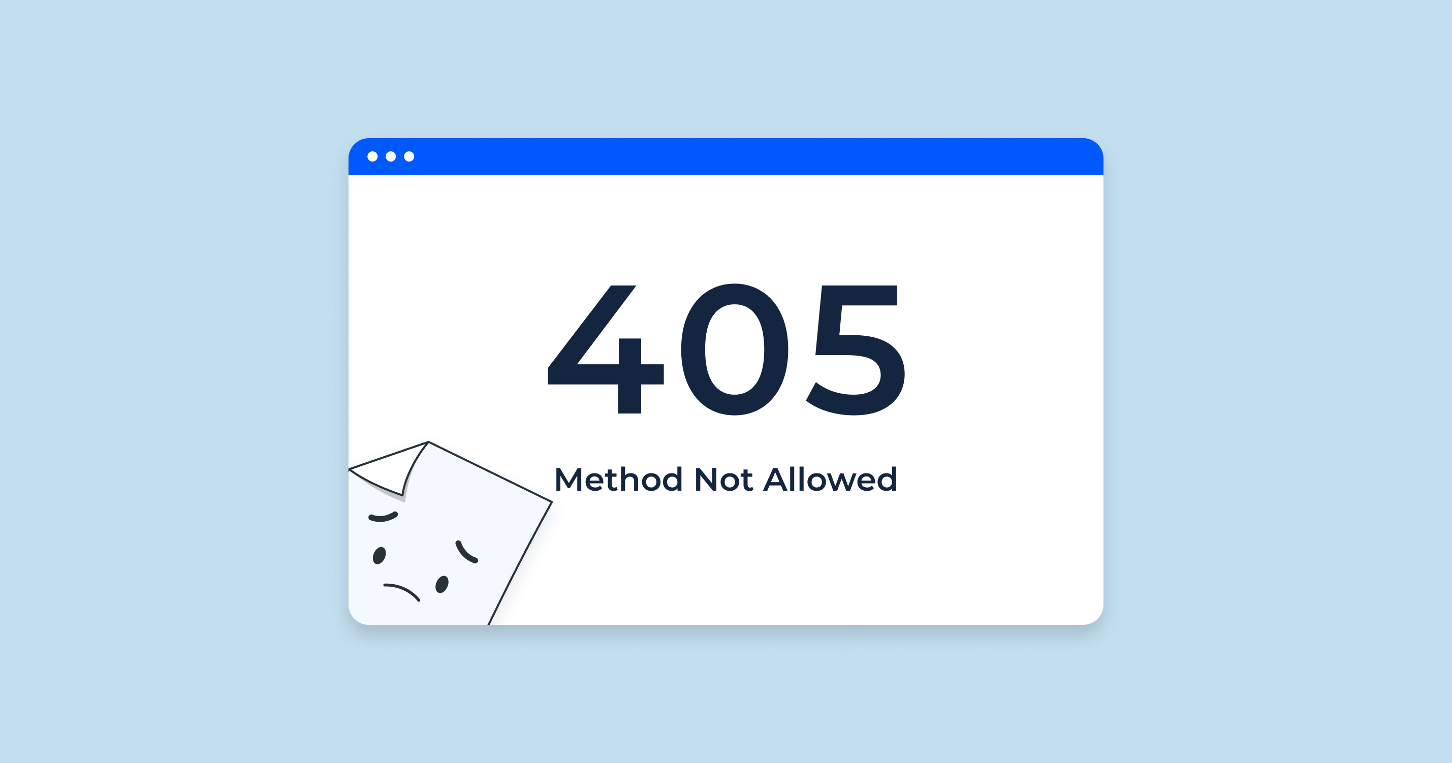 What is  405 Status Code: Impact on Site Ranking. Issues, and How to Fix Them