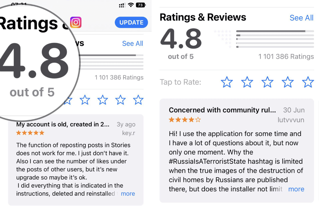 Apple Store Reviews