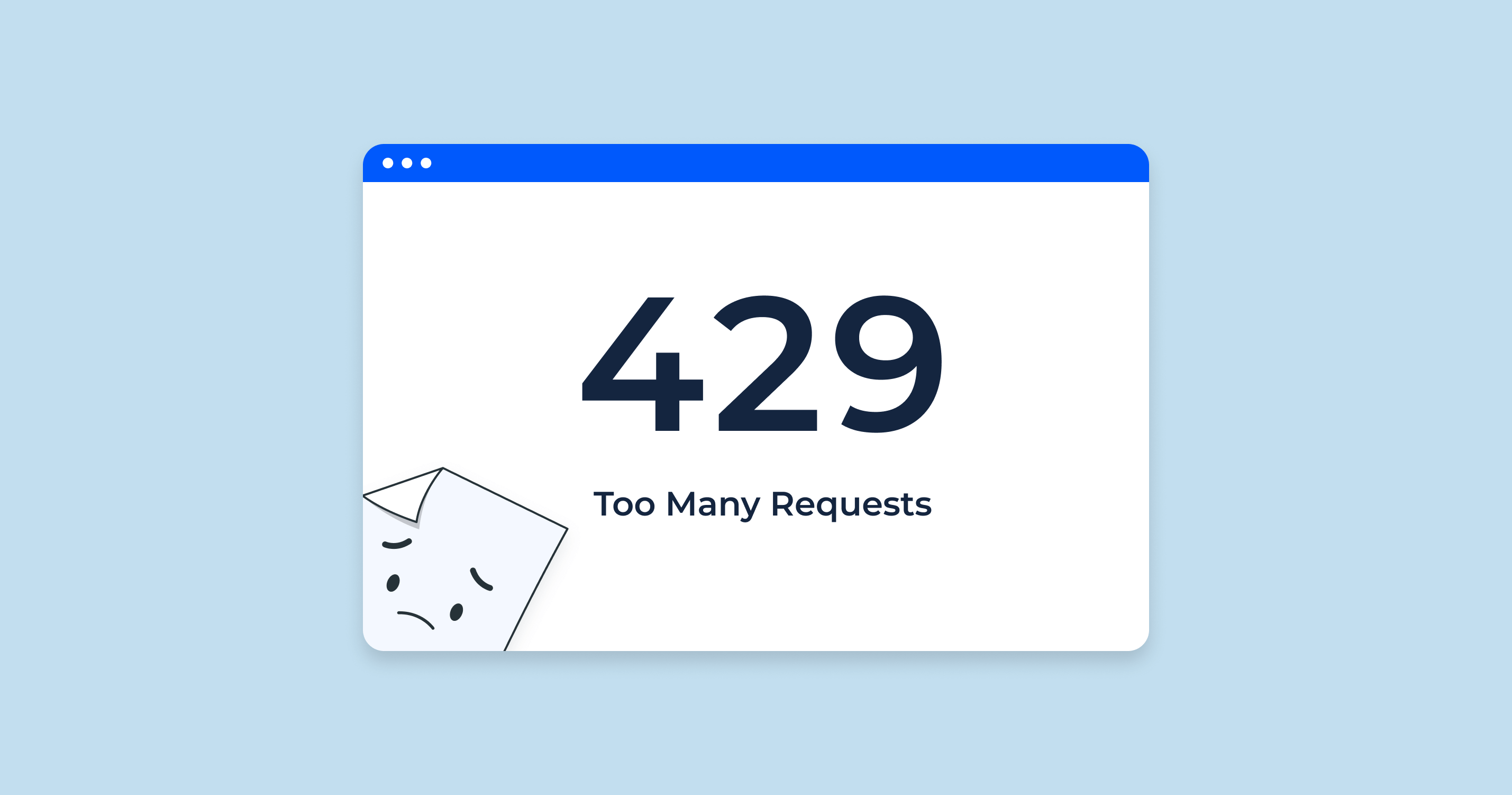 Error: 429 Too Many Requests — You've been rate limited