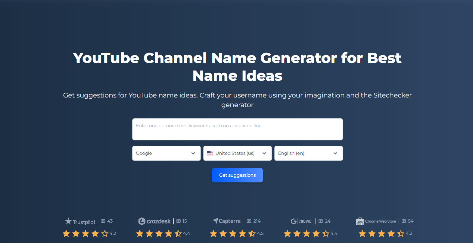 YouTube Channel Name Generator