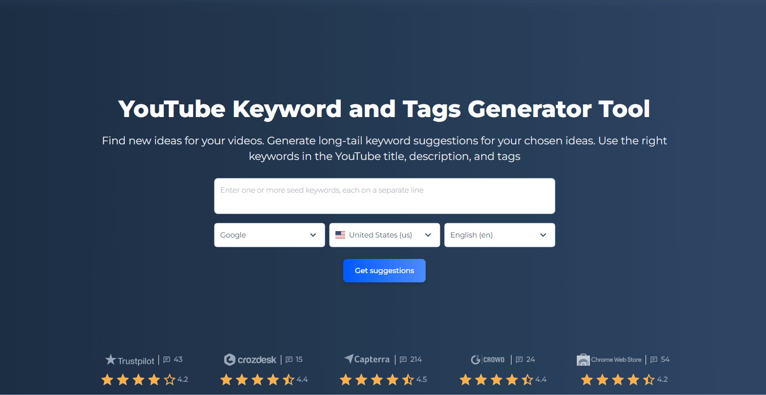 Youtube Keyword Tags Generator