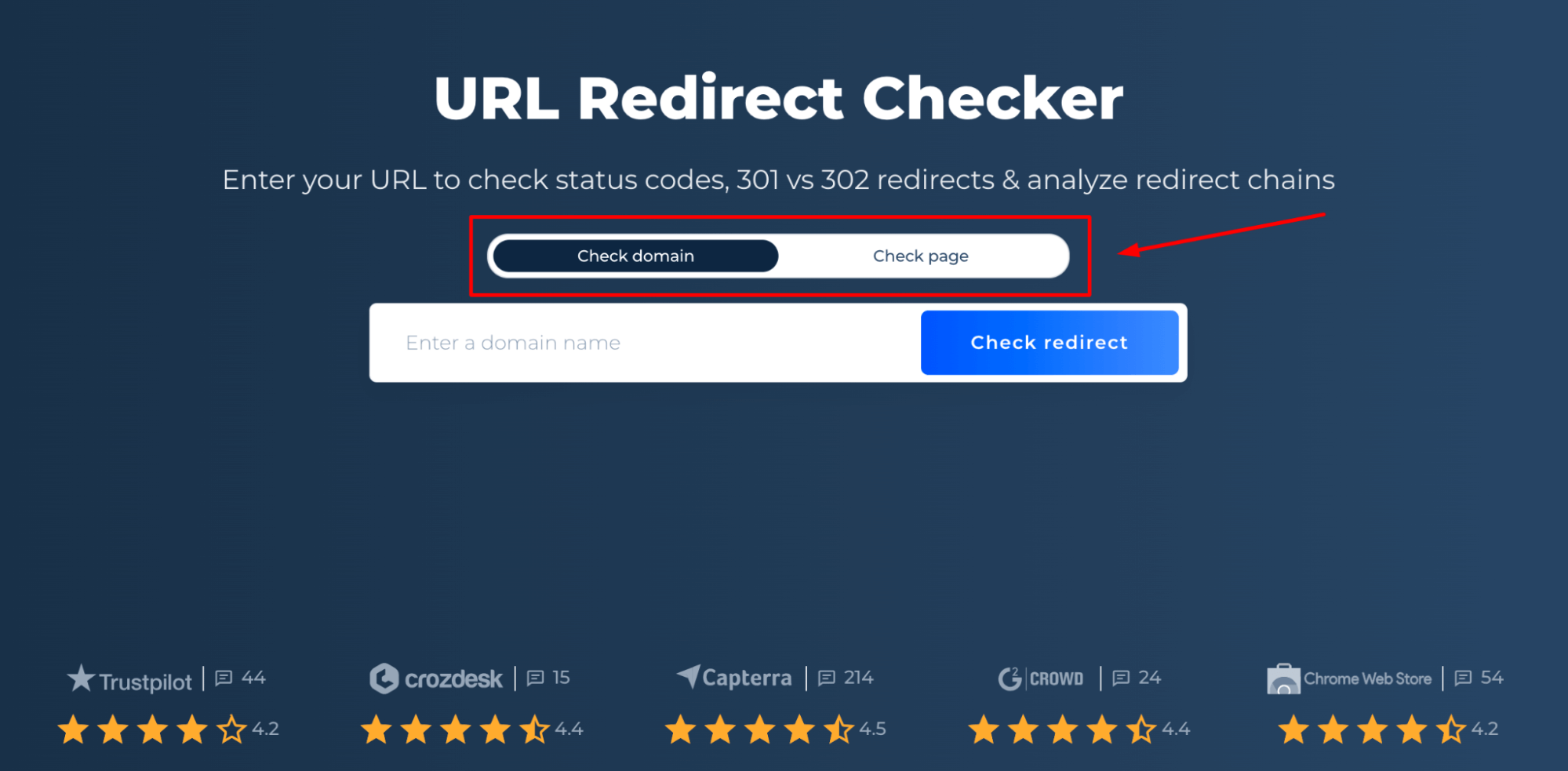 URL Redirect Checker Domain