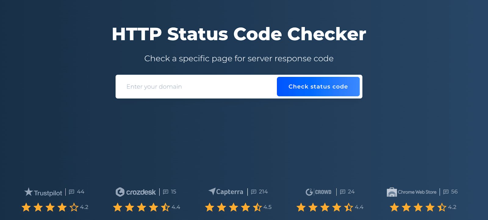 HTTP Status Code Checker Tool for identifying HTTP 100 status code