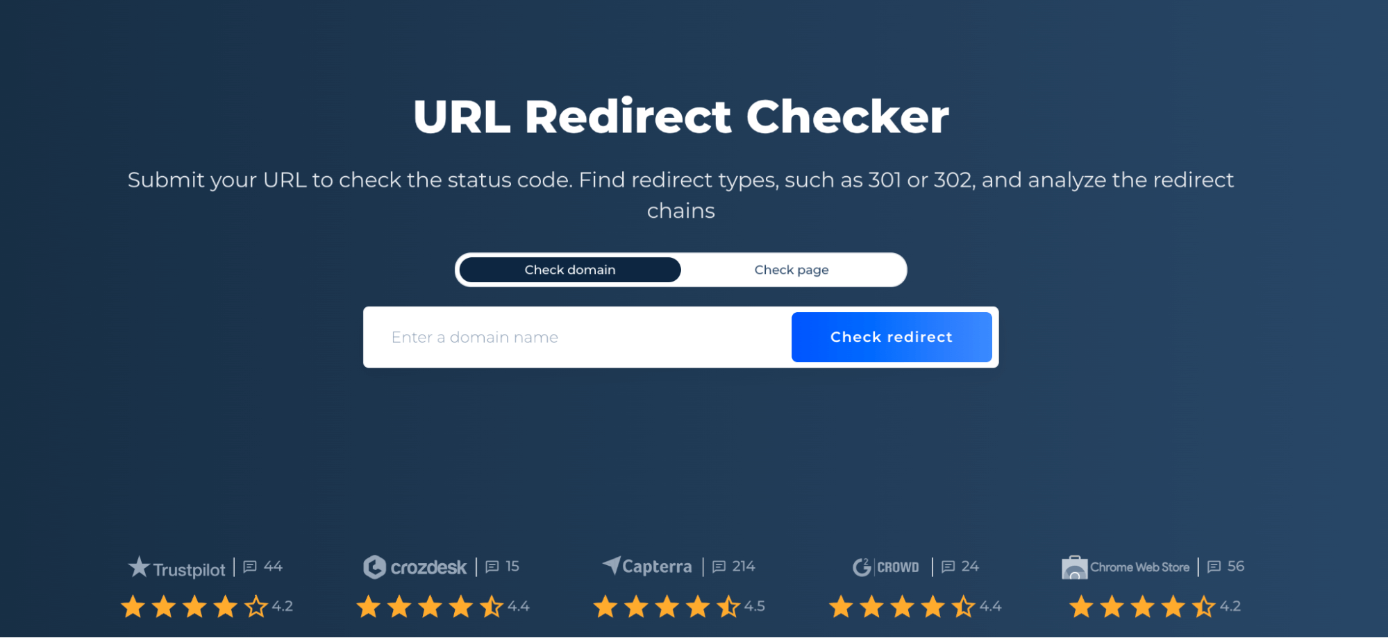 URL Redirect CheckerTool for identifying HTTP 300 status code