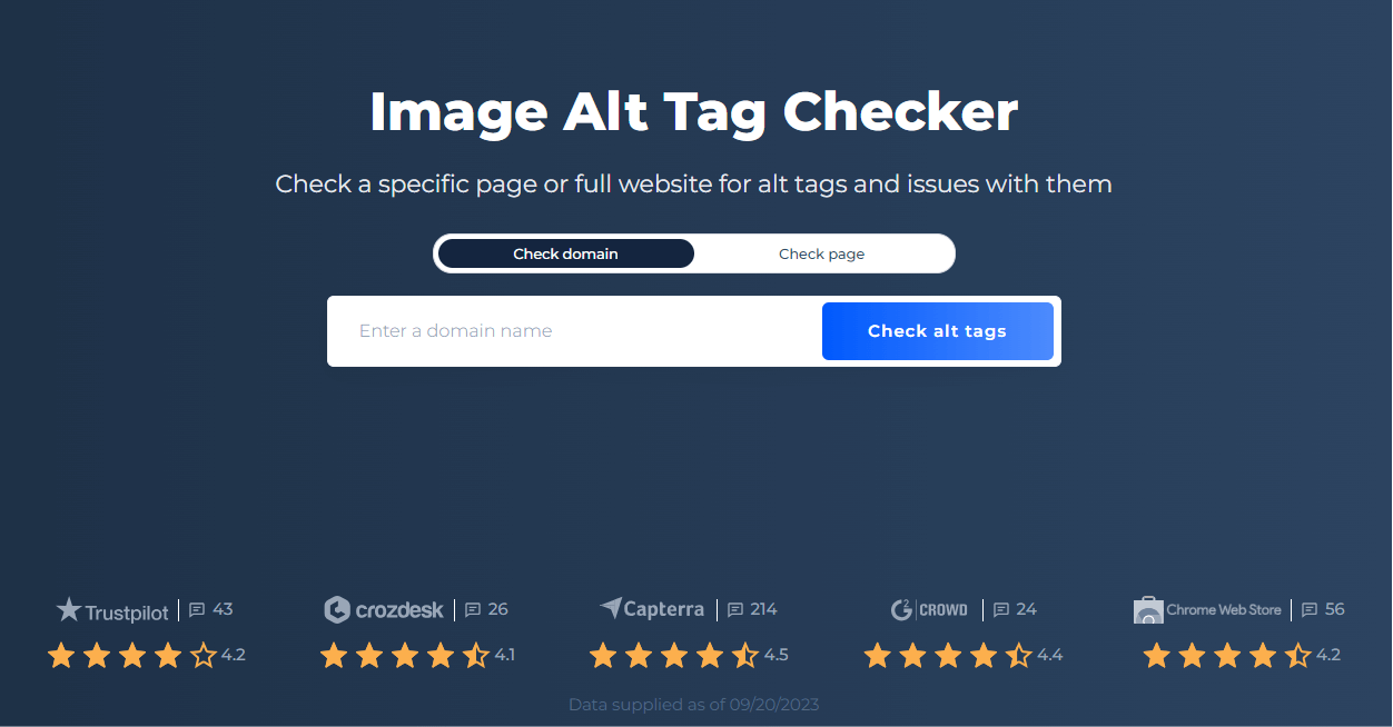 Alt Tag Checker