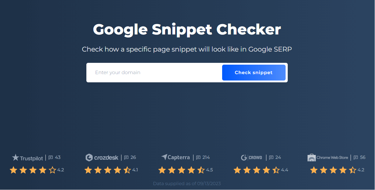 google snippet checker