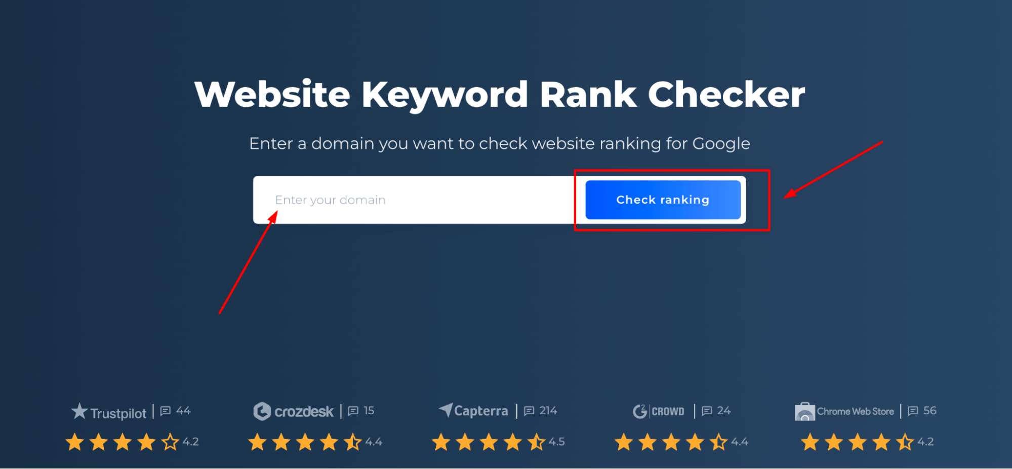 Website hot sale rank tracker