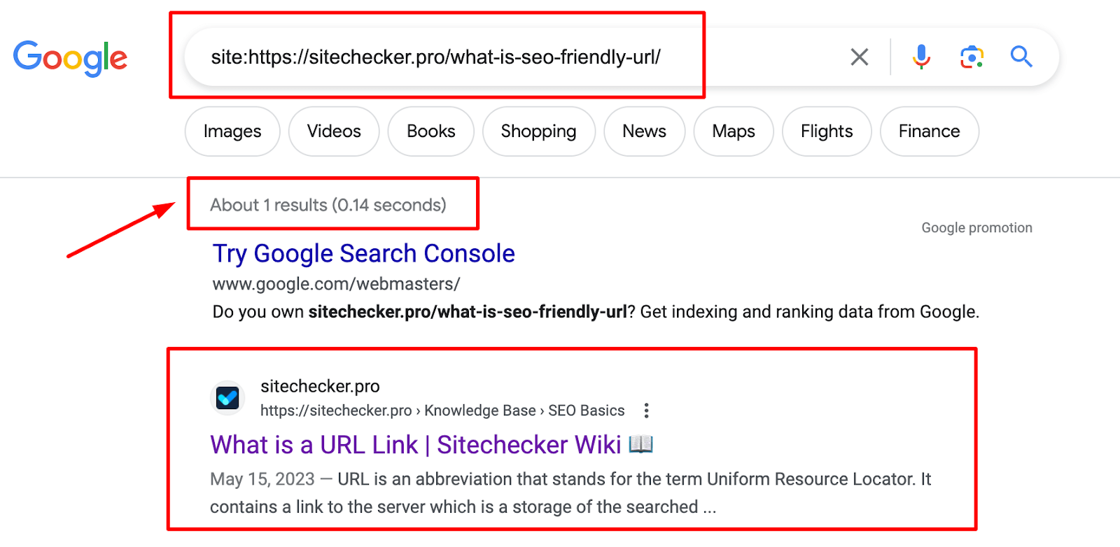 search site sitechecker