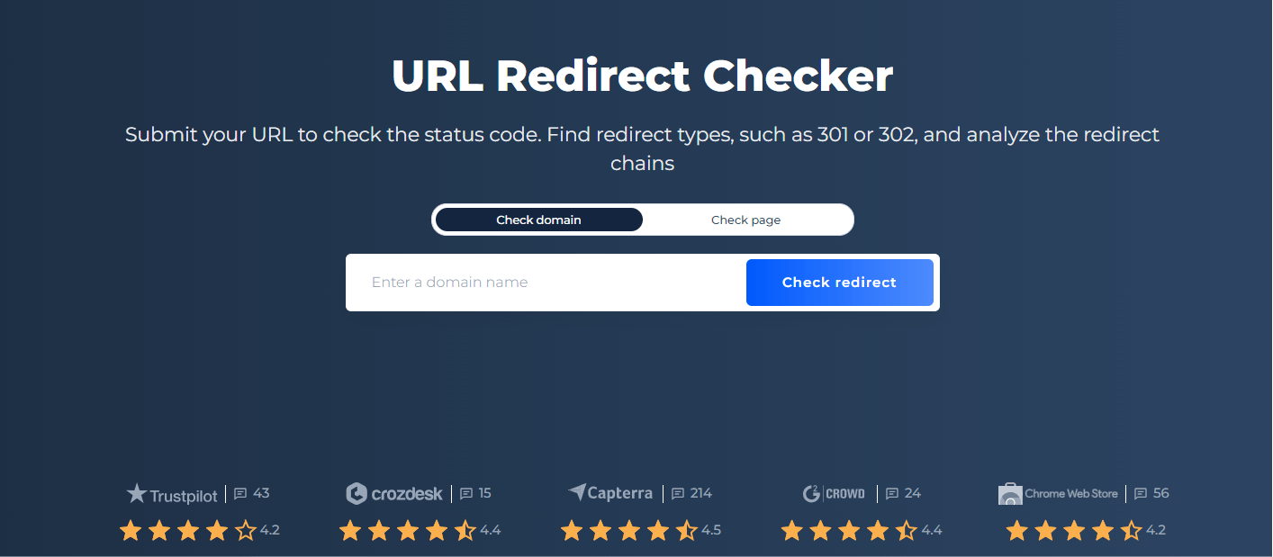 url redirect checker tool for identifying http 302 status codes