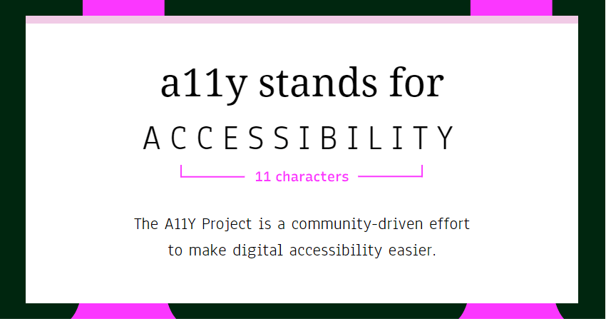 a11y project