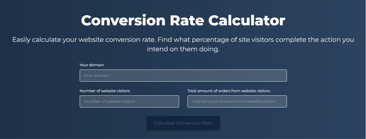 conversion rate calculator
