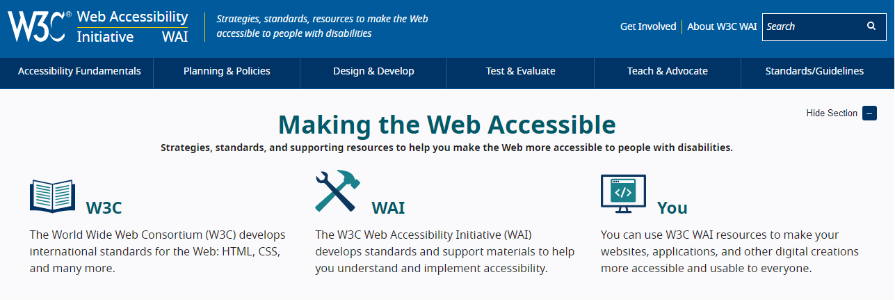 web accessibility tutorials