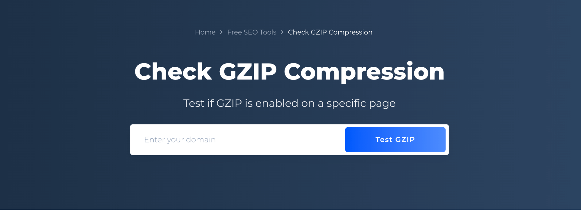 Verificar compactação GZIP
