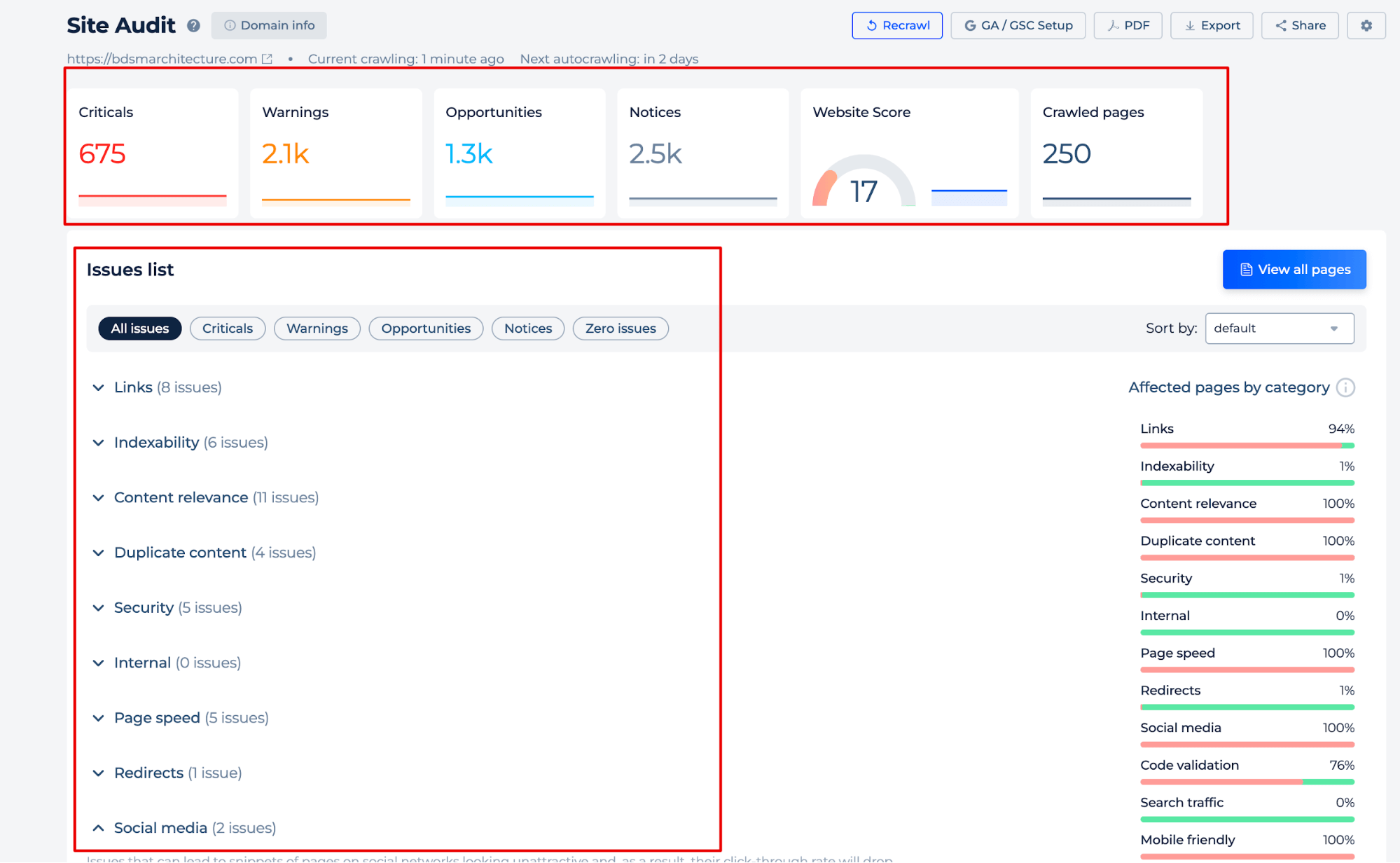 Funciones adicionales del Comprobador de encubrimiento de sitios web